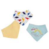 3PK Dino Bandana Bib
